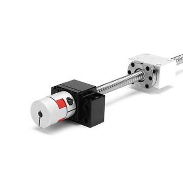 Machifit SFU1204 500mm Ball Screw+1204 Ball Nut+BK/BF10 End Supports+6.35x8mm Coupler