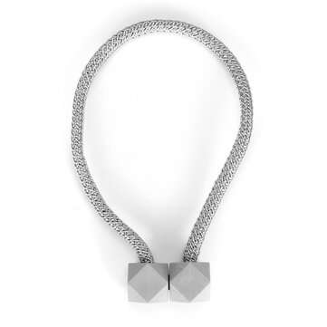 Magnetic Ball Curtain Tieback Tie Buckle Holder Clips Home Window (COLOR: GREY)