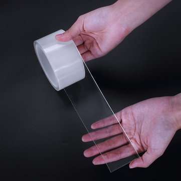 Magic Tape Washable Double Sided Adhesive Nano Gel Acrylic Foam Tape Transparent (WIDTH: 3CM)