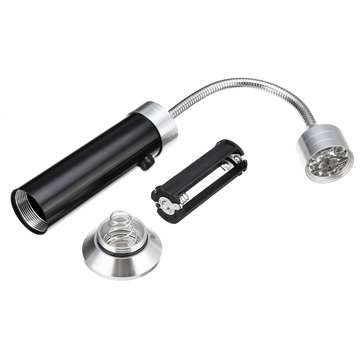 Magnetic BBQ Grill Light Flexible LED Work Light Maintenance Light Tool Light Black