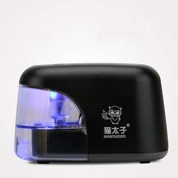 MAOTAIZI M373 Electric Pencil Sharpener Mechanical Pencil Sharpener Home Office S... (COLOR.: BLACK)