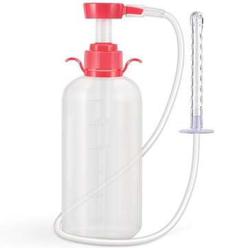 Manual Press Pump Bottle Portable Bidet Enema Douche Bulb Vaginal Anal Cleansing ... (SIZE 3: 600ML)