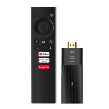 MECOOL KD1 TV Stick Amlogic S905Y2 2GB RAM 16GB ROM BT4.2 2.4G 5G WiFi Android 10 A... (ADAPTOR: EU)