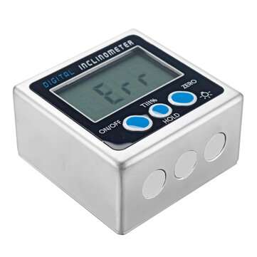Metal Digital Protractor Angle Finder 360 Inclinometer Spirit Level Ruler w/ Magnetic (TYPE: A)