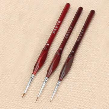 Micro Detail Paint Brush Set Tiny Professional Detail Painting Brush Kit Miniatu... (QUANTITY: 3PCS)