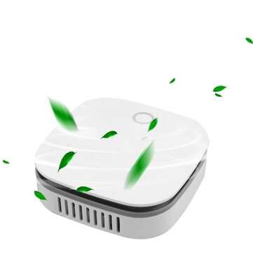 Mini Air Purifier Portable Air Cleaner Ozone Anion Generator USB Rechargeable
