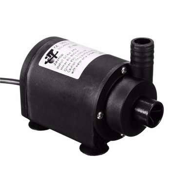 Mini DC 24V Water Pump Solar Brushless Motor Water Pump 7m Lift 1000 L/H