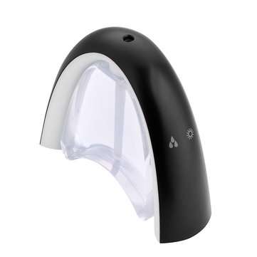 Mini Gift USB  Humidifier With Message Board LED Light Ultrasonic DC5V 400ml Air ... (COLOR.: BLACK)