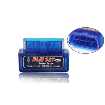 Mini ELM327 V1.5 OBD2 bluetooth Car Diagnostic Interface Scanner Code Reader OBDII... (COLOR.: BLUE)