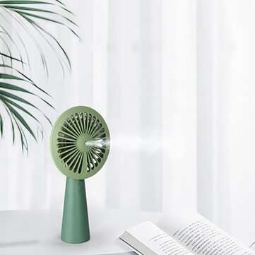 Mini Handheld Spray Cooling Fan Portable USB rechargeable 3 Gear Wind Speed