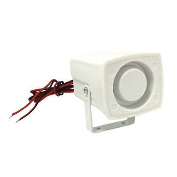 Mini Horn Alarm Siren 105db Sound Alarm DC 12V Wired Indoor Siren for Home House Alarm System