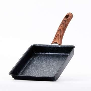 Mini Nonstick Pan Fried Egg Pot with Iron Material Genera... (SIZE: M | COLOR: OAKCOLOR(WHITEFRAME))