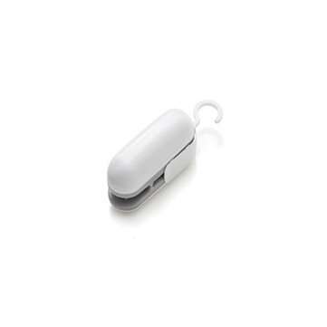 Mini Snacks Vacuum Sealer Plastic Bag Hand Pressure Heat Vacuum Food Preservation ... (COLOR.: GREY)
