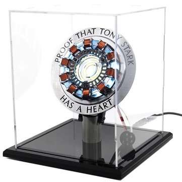 MK1 Acrylic Remote Ver. Tony DIY Arc Reactor Lamp Kit Remote Control Illuminant LED Flash Light Hear