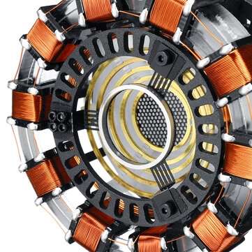 MK1 Acrylic Remote Ver. Tony DIY Arc Reactor Lamp Kit Remote Control Illuminant LED Flash Light Hear