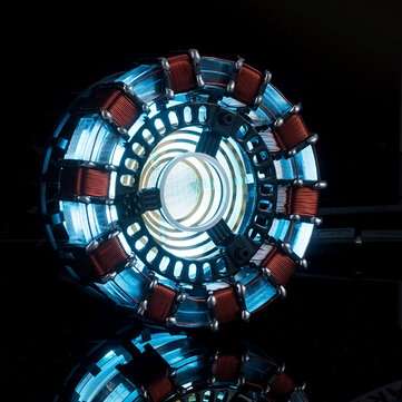 MK1 Acrylic Remote Ver. Tony DIY Arc Reactor Lamp Kit Remote Control Illuminant LED Flash Light Hear
