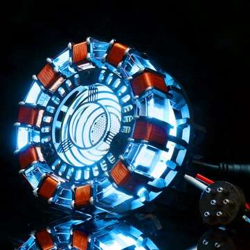 MK1 Acrylic Remote Ver. Tony DIY Arc Reactor Lamp Kit Remote Control Illuminant LED Flash Light Hear