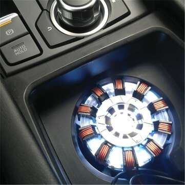 MK1 Acrylic Remote Ver. Tony DIY Arc Reactor Lamp Kit Remote Control Illuminant LED Flash Light Hear