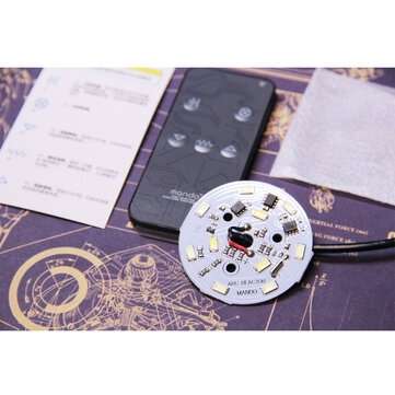 MK1 Acrylic Remote Ver. Tony DIY Arc Reactor Lamp Kit Remote Control Illuminant LED Flash Light Hear