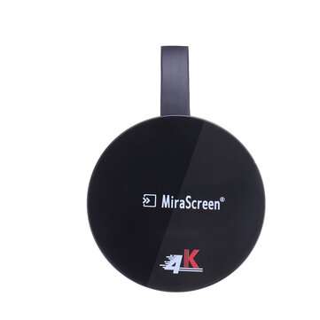 Mirascreen G7 Plus 2.4G 5G Wireless 4K 1080P HD H.265 Display Dongle TV Stick Sup... (MODEL: 2.4GHZ)