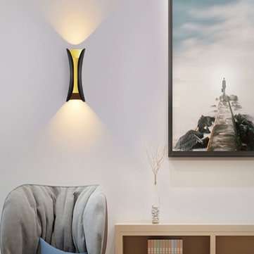 Modern 24W COB LED Up Down Wall Lamp Waterproof IP65 for Outd... (COLOR.: WHITE | LIGHT: WHITELIGHT)