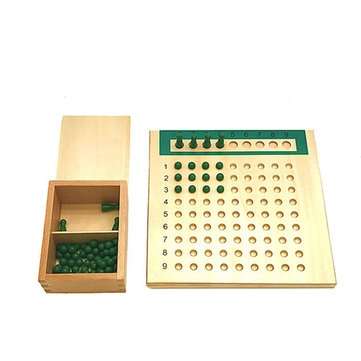 Montessori Mathematics Maths Bead Board Multiplication&Division Educational Science Toy