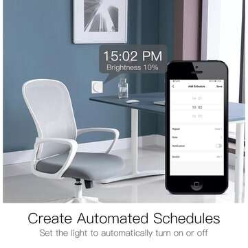 MoesHouse WiFi Smart Touch Light Dimmer Switch Touch Timer Brightness Memory Smart Life/Tuya APP Rem