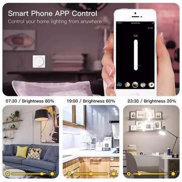 MoesHouse WiFi Smart Touch Light Dimmer Switch Touch Timer Brightness Memory Smart Life/Tuya APP Rem