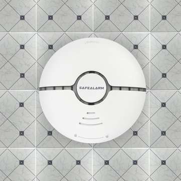 MoesHouse WiFi Smart Smoke Fire Alarm Sensor Detector Home Security System Battery-powered Alarm Wir