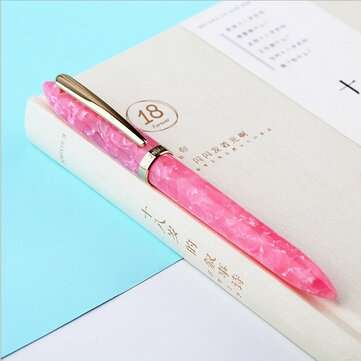 Moonman S1 Acrylic Resin Fountain Pen 0.38mm/0.5mm Nib Writing Signing... (NIB: FTIP | COLOR.: PINK)
