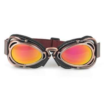 Motorcycle Goggle Sunglasses Scooter Aviateur Vintage Glasses Motocross & ATV (TYPE: 2)