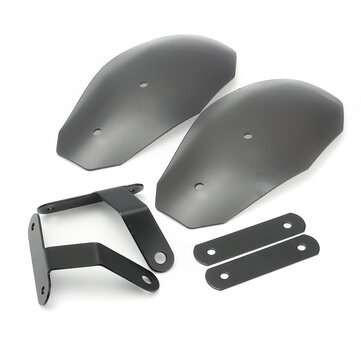 Motorcycle Handle Hand Guard Protector Wind Deflectors Shield (COLOR.: SMOKE)