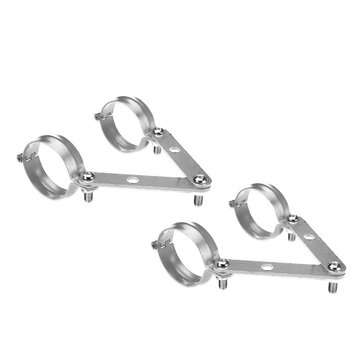 Motorcycle Headlight Mounting Bracket Adjuster Universal Fork Moun... (SIZE: 51-60MM | COLOR: BLACK)