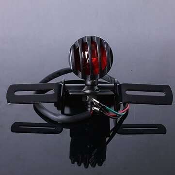 Motorcycle Rear Brake Tail Light Bracket For Harley Chopper Bobber (COLOR.: BLACK)