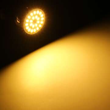 MR16/E27/GU10 LED Bulb 24 SMD 5733 480LM Pure White Warm White Sp... (BASE: E27 | COLOR.: WARMWHITE)