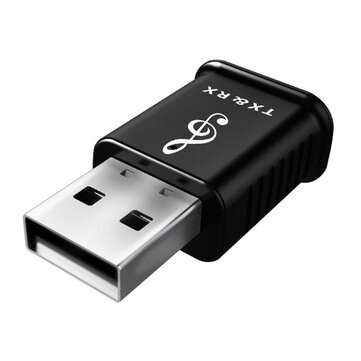 MSD168 2 In 1 Mini bluetooth 5.0 USB Receiver Transmitter Wireless Audio Adapter f... (COLOR: BLACK)