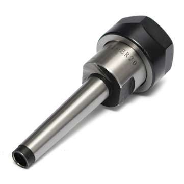 MT1 Shank ER20 Morse Taper Collet Chuck Holder M6 Thread