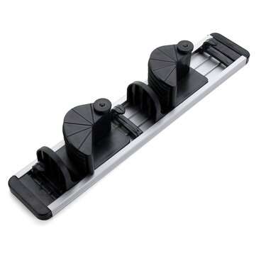 Multiduction Aluminium Wall Mounted Mop Broom Holder Brush Rack Cloth Hanger (SIZE: 2)