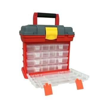 Multifunction 4 Layers Plastic Box Large Fishing Box Screw Parts Storage Box Storage Fishing Lures B