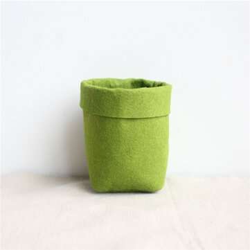 Multi-function Home Decorative Felt Desk Stationery Storage Box Kids Toys Storage... (COLOR.: GREEN)