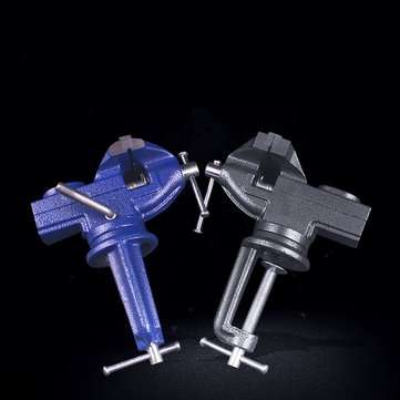MYTEC Mini Workbench Vise Household Universal Multi-Functional Bench Pliers Tool ... (COLOR.: BLACK)