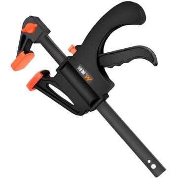 MYTEC Fast Woodworking Clamp Jigsaw Clamp F Clamp Two-Way Fixed F Clamp Woodworking... (SIZE: 8INCH)