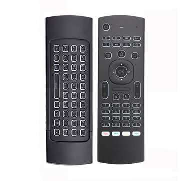 MX3 Air Mouse Smart Voice Remote Control Backlit 2.4G RF Wireless Keyboard for X96 mini KM9 A95X H96
