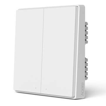 NEW Aqara D1 Zigbee Smart WIFI Wall Switch 1/2/3 Gang LIVE/NEUTRAL L... (TYPE: LIVELINE | WAY: 2WAY)