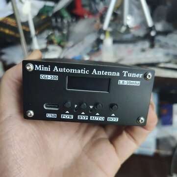 New ATU100 Automatic Antenna Tuner 100W 1.8-30MHz With Battery Inside Assembled For 5-100W Shortwave