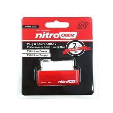 Nitro OBD2 Diesel Red Economy Chip Tuning Box Power Fuel Optimization Device