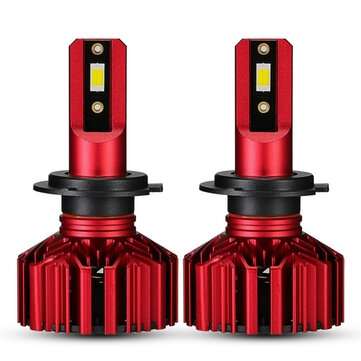 Novsight N11 Car LED Headlights Fog Light Bulbs 60W 10000LM 6000K H4 H7 H11 Waterproof... (TYPE: H7)