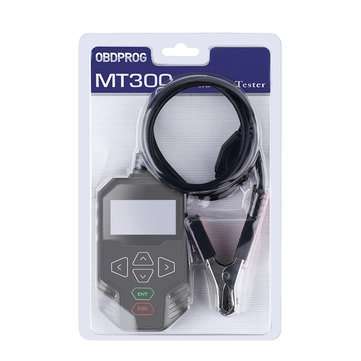 OBDPROG MT300 12V 24V Car Battery Tester Automotive Battery Analyzer Vehicle Cranking Charging Scann