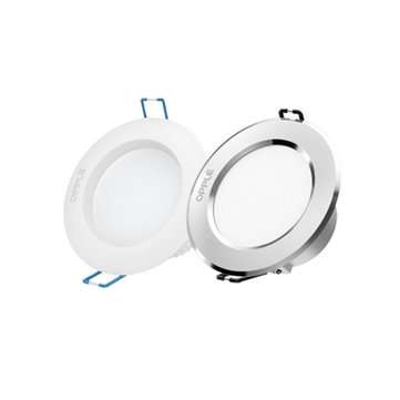 OPPLE 3W 220V LED Downlight White / Warm White Ceiling Light... (LIGHT: WHITELIGHT | COLOR.: SILVER)