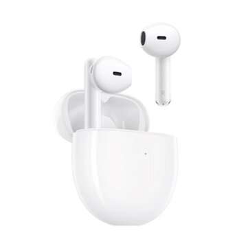 OPPO Enco Play TWS bluetooth 5.2 Earphone 12mm Dynamic Noise Cancellation Mic AAC ... (COLOR: WHITE)